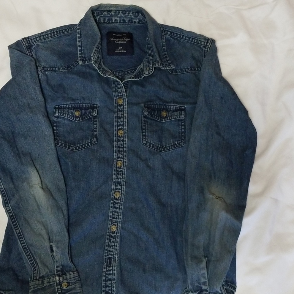 American Eagle Denim Shirt